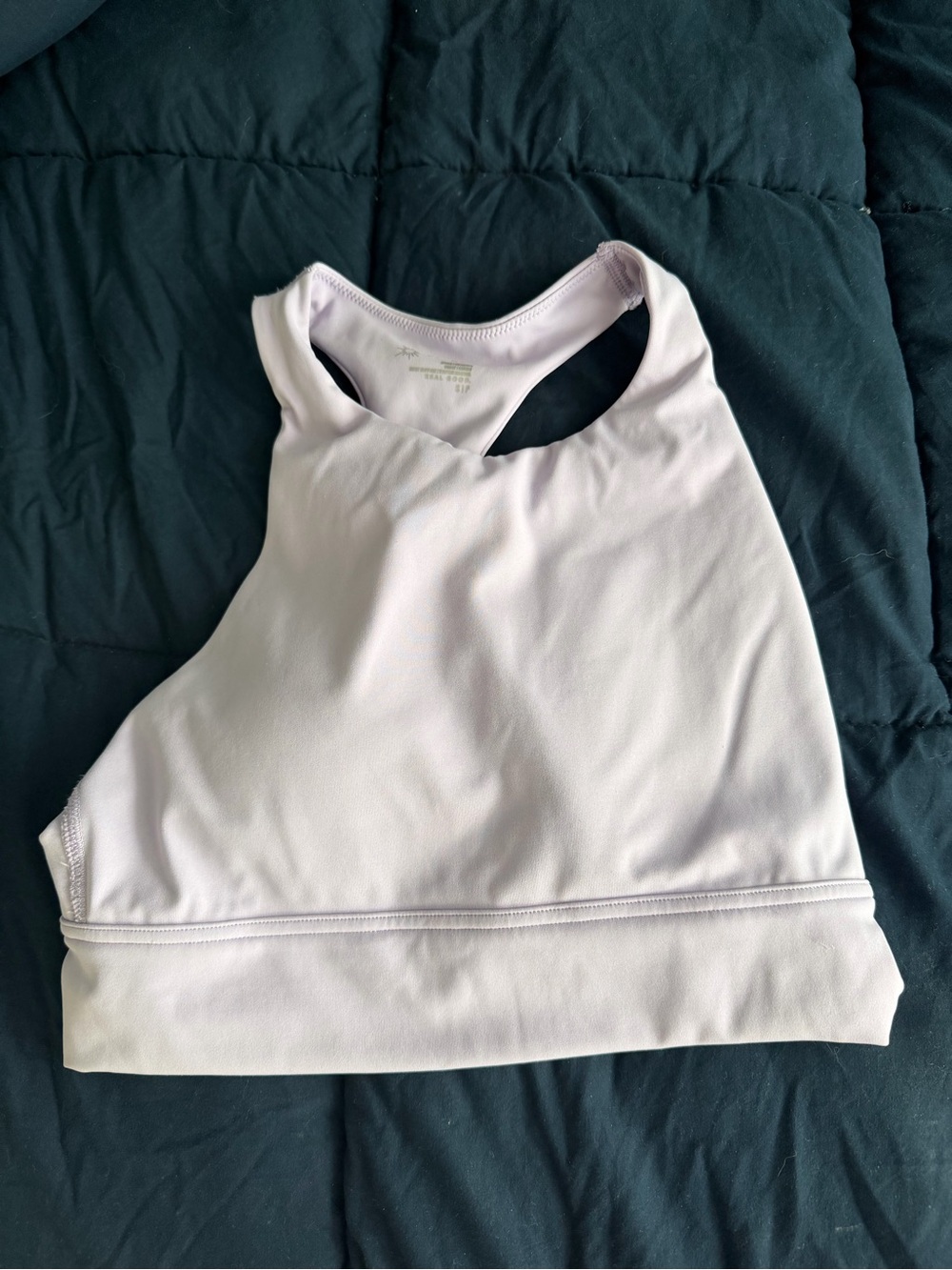 Light Lavender Racerback Sports Bra - Women